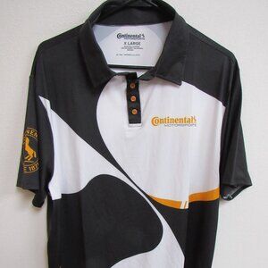 Continental Motorsports Multicolor Short-Sleeve Polo Shirt XL Sports Car Racing